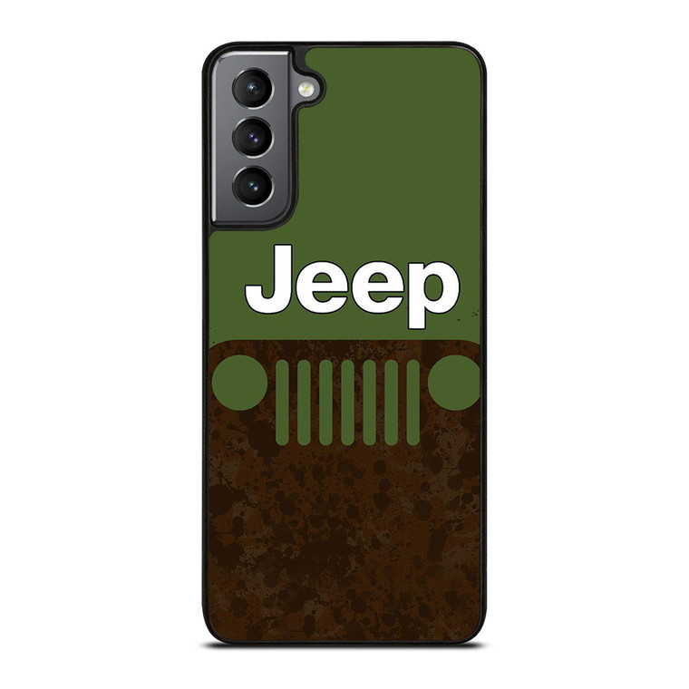 JEEP GREEN RUSTY LOGO Samsung Galaxy S21 Plus Case Cover