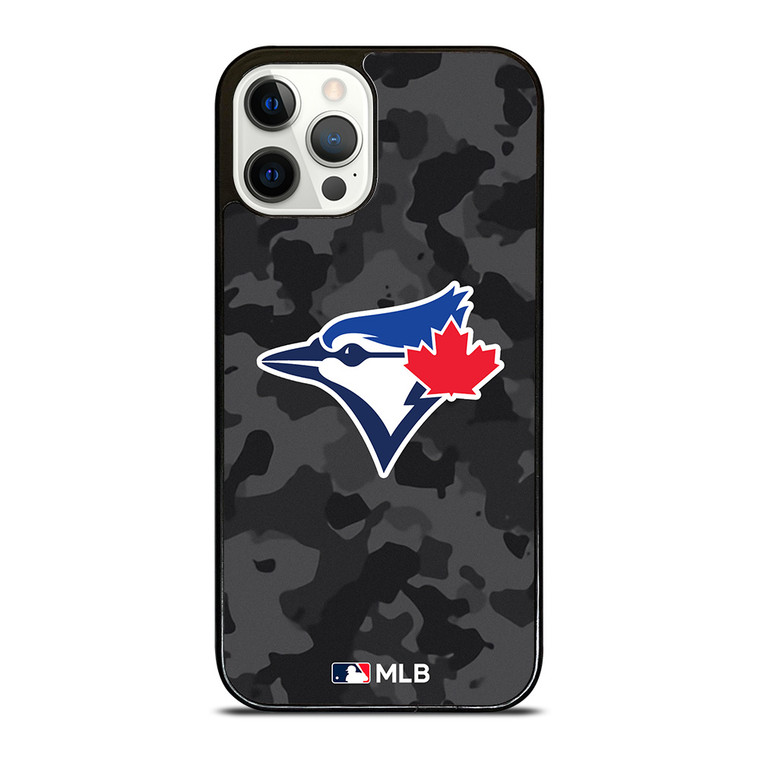 TORONTO BLUE JAYS BASEBALL BLACK CAMO iPhone 12 Pro Case Cover