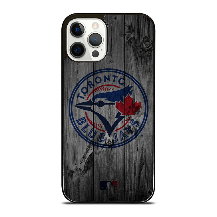 TORONTO BLUE JAYS BASEBALL MLB WOOD LOGO iPhone 12 Pro Case Cover