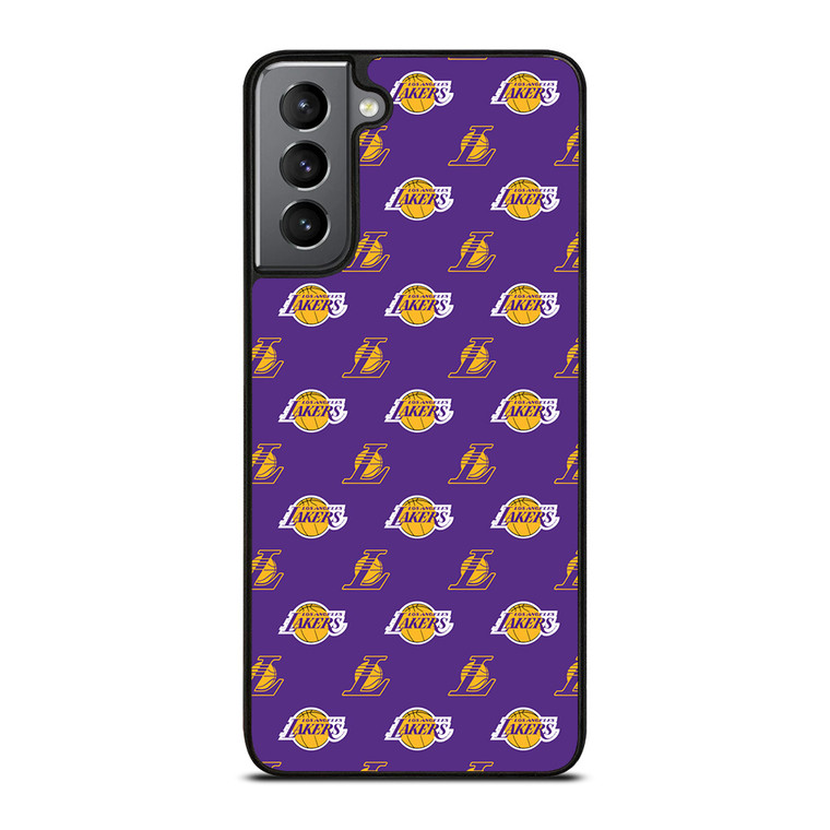 LOS ANGELES LAKERS NBA PATTERN Samsung Galaxy S21 Plus Case Cover