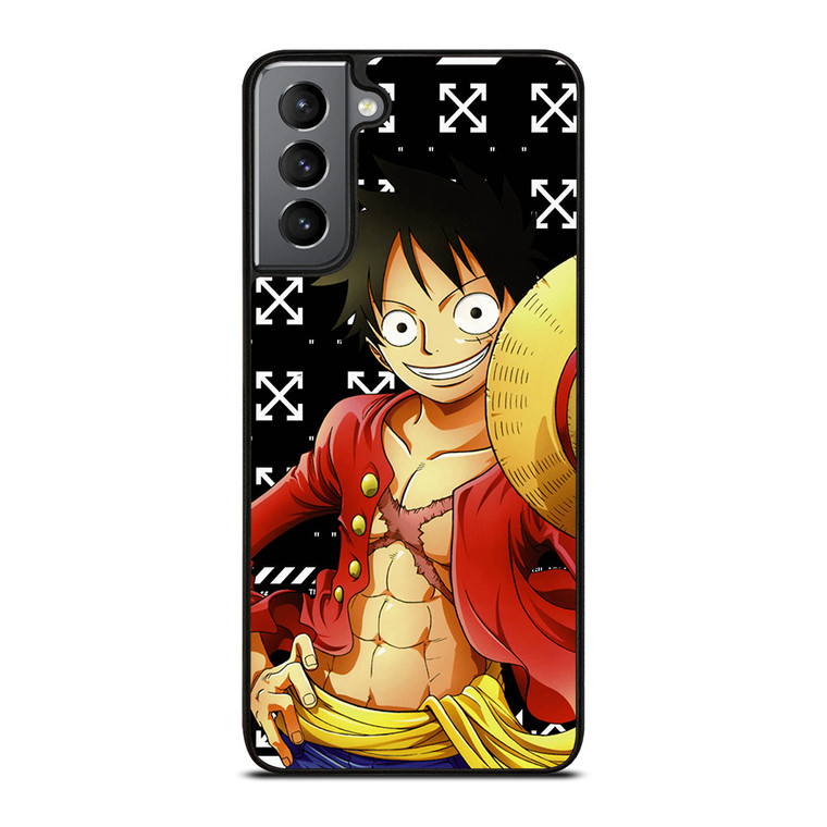 LUFFY OFF WHITE 2 Samsung Galaxy S21 Plus Case Cover