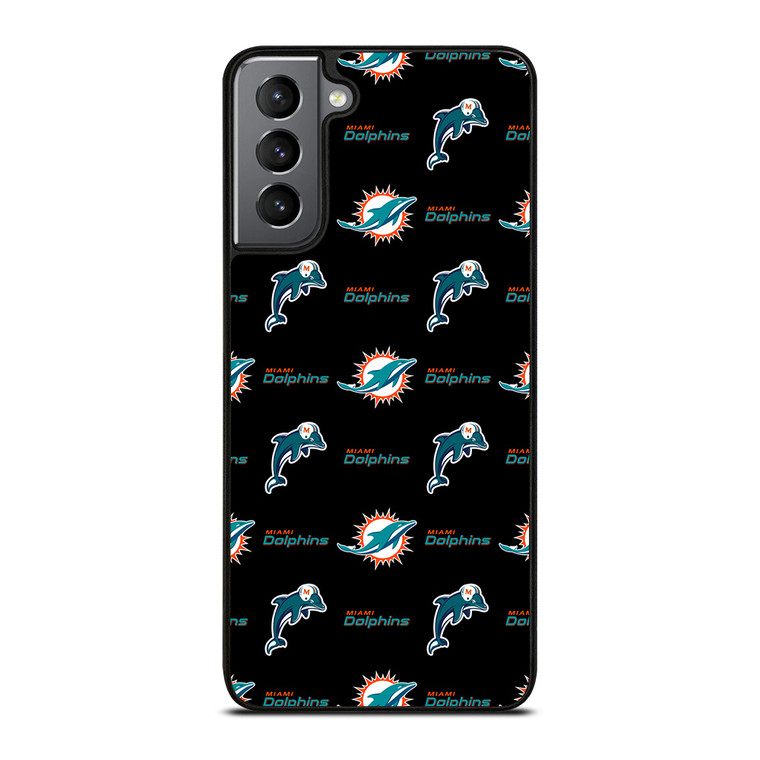 MIAMI DOLPHINS FOOTBALL PATTERN Samsung Galaxy S21 Plus Case Cover
