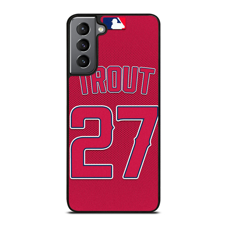 MIKE TROUT LOS ANGELES ANGELS MLB Samsung Galaxy S21 Plus Case Cover