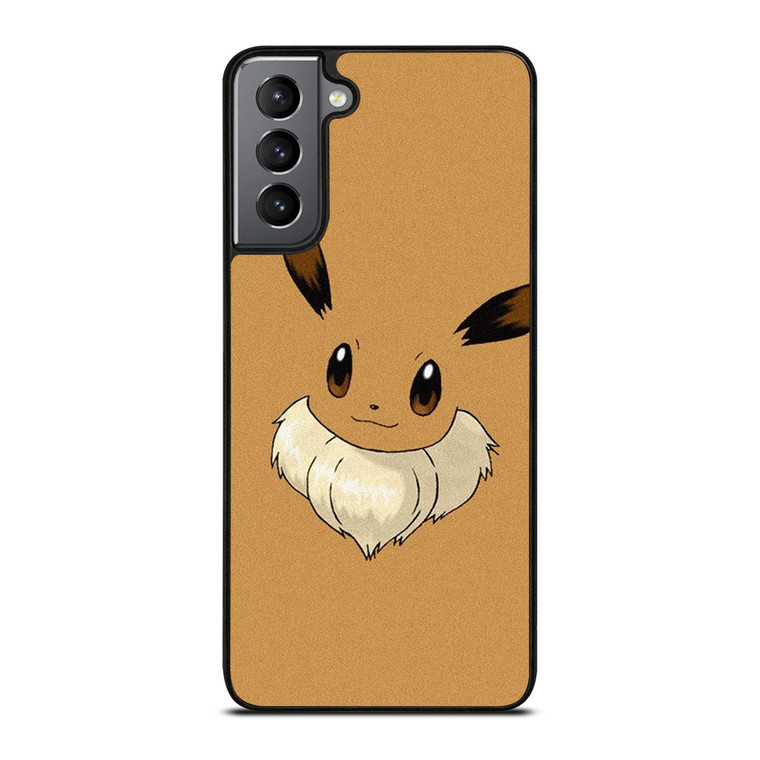 POKEMON CUTE EEVEE FLAT Samsung Galaxy S21 Plus Case Cover