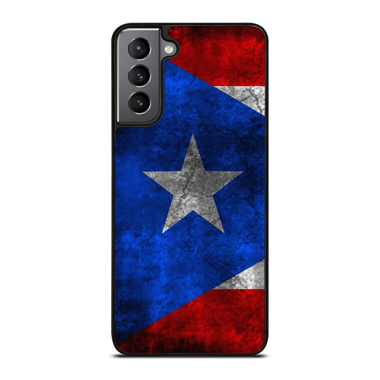 PUERTO RICO RUSTY FLAG Samsung Galaxy S21 Plus Case Cover