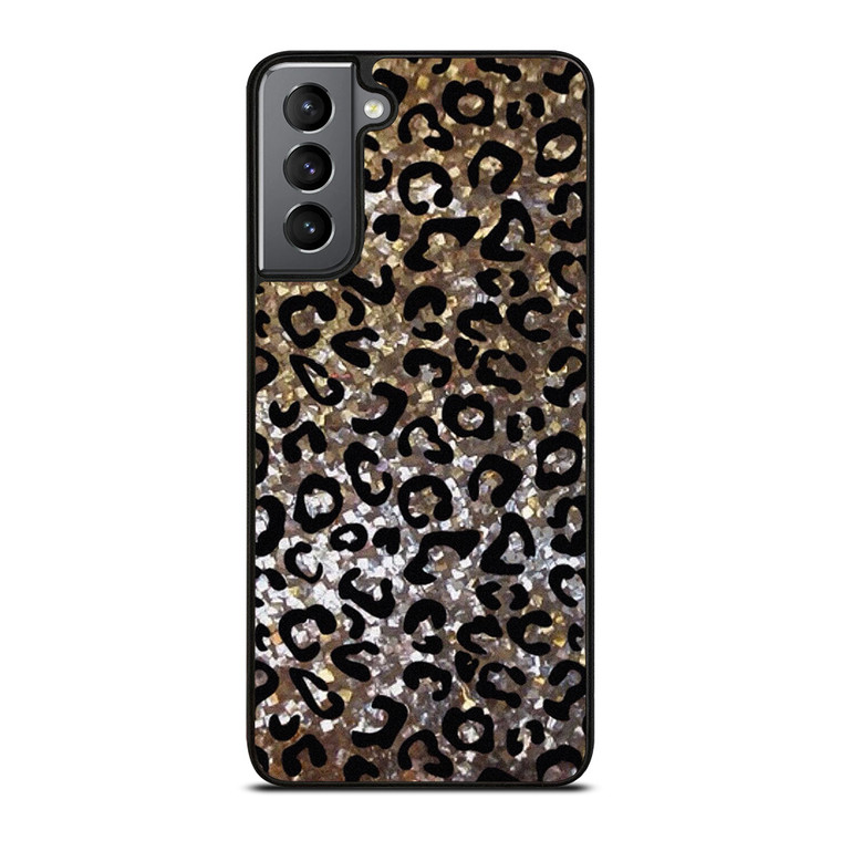 SPARKLY LEOPARD SKIN Samsung Galaxy S21 Plus Case Cover