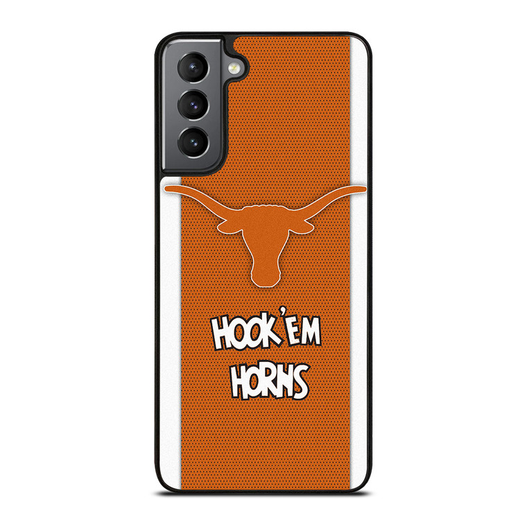 TEXAS LONGHORNS FOOTBALL SLOGAN Samsung Galaxy S21 Plus Case Cover