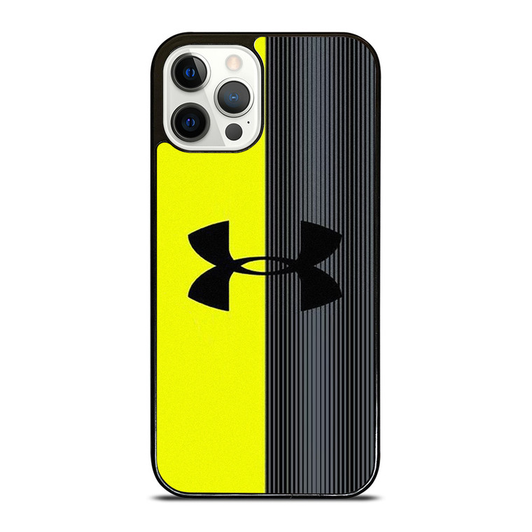 UNDER ARMOUR YELLOW STRIPE iPhone 12 Pro Case Cover