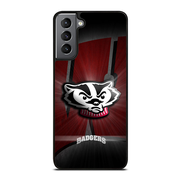 WISCONSIN BADGERS FOOTBALL LOGO Samsung Galaxy S21 Plus Case Cover
