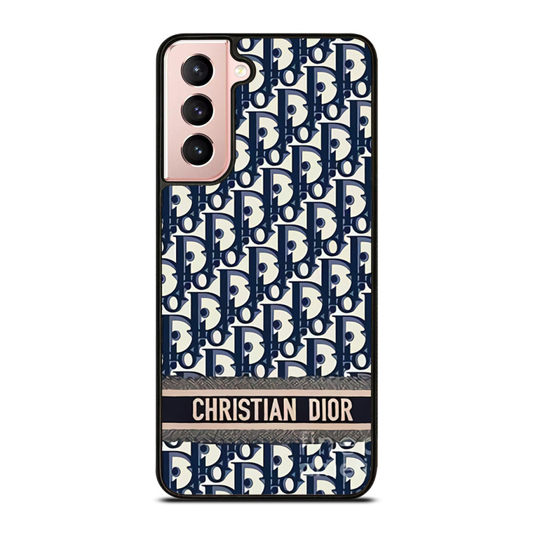 CHRISTIAN DIOR LOGO BLUE Samsung Galaxy S21 Case Cover