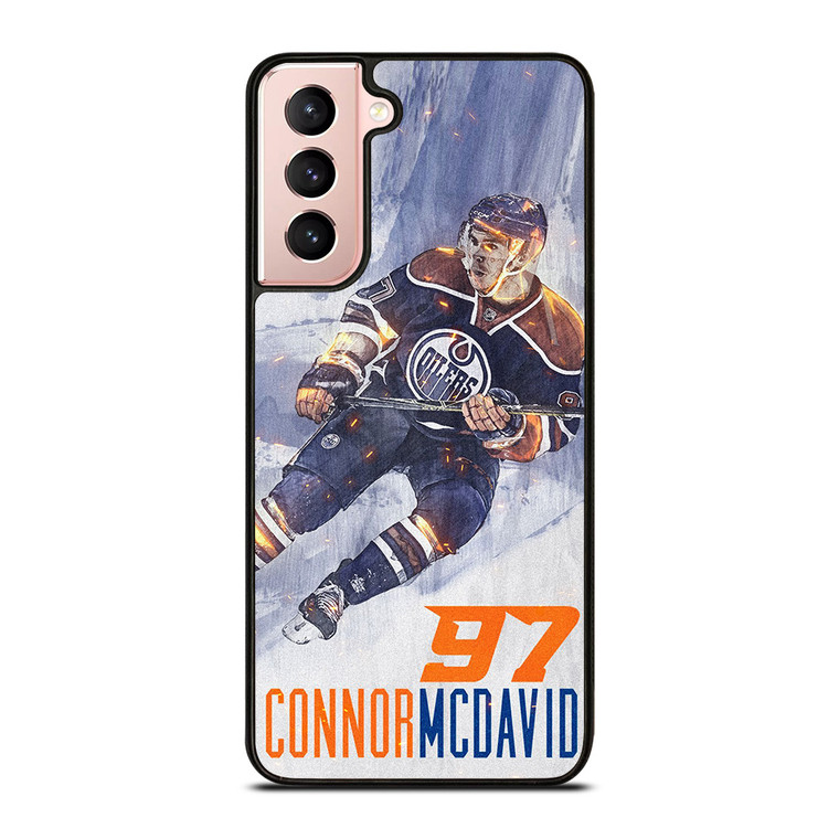 CONNOR MCDAVID EDMONTON OILERS 2 Samsung Galaxy S21 Case Cover