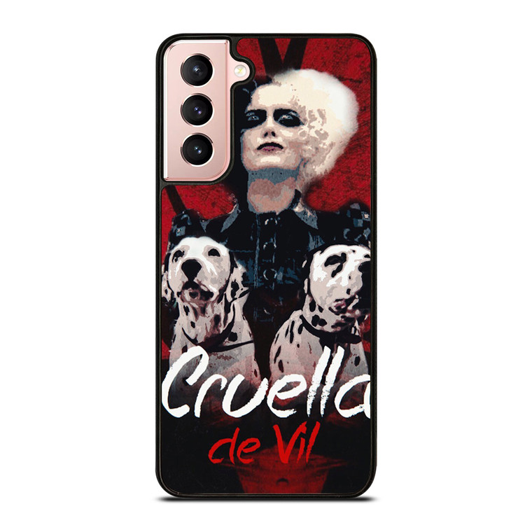 DISNEY CRUELLA DE VIL DALMATIAN Samsung Galaxy S21 Case Cover