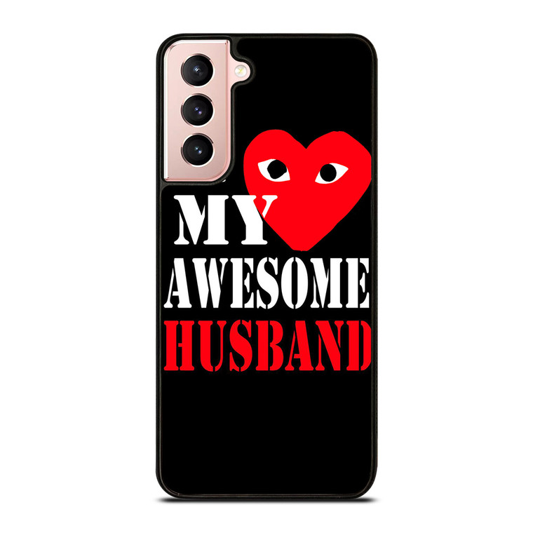 I LOVE MY HUSBAND COMME DES GARCONS Samsung Galaxy S21 Case Cover