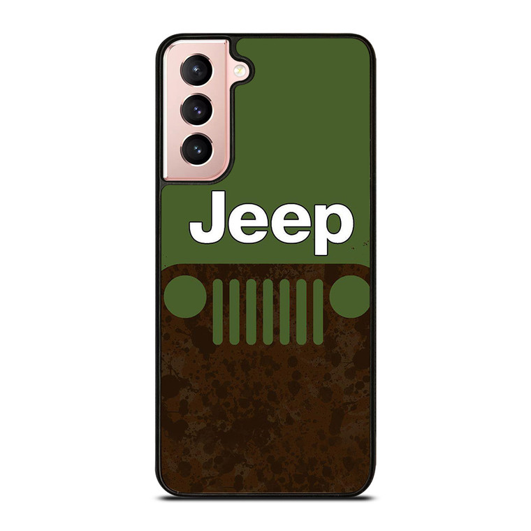 JEEP GREEN RUSTY LOGO Samsung Galaxy S21 Case Cover