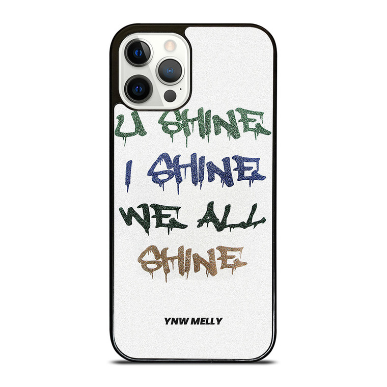 YNW MELLY RAPPER WE ALL SHINE iPhone 12 Pro Case Cover