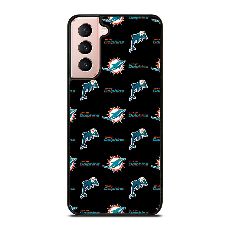 MIAMI DOLPHINS FOOTBALL PATTERN Samsung Galaxy S21 Case Cover