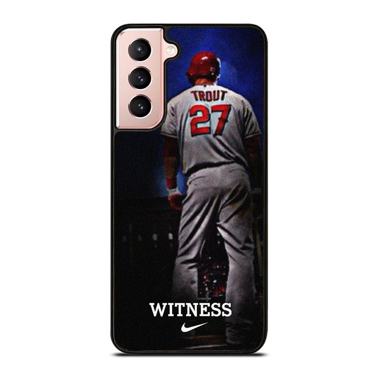 MIKE TROUT LOS ANGELES ANGELS MLB 2 Samsung Galaxy S21 Case Cover