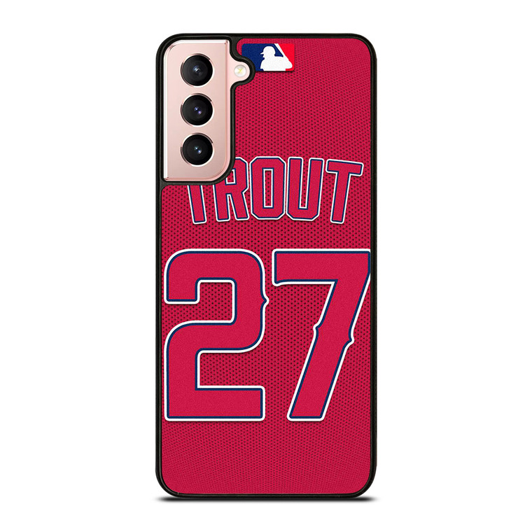 MIKE TROUT LOS ANGELES ANGELS MLB Samsung Galaxy S21 Case Cover
