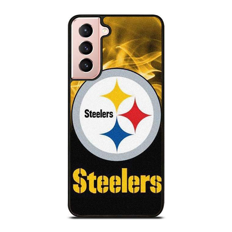 PITTSBURGH STEELERS NFL FIRE Samsung Galaxy S21 Case Cover