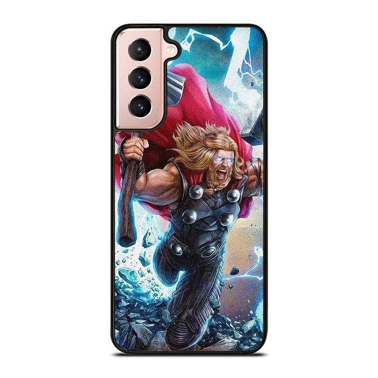 THOR COMIC ART Samsung Galaxy S21 Case Cover