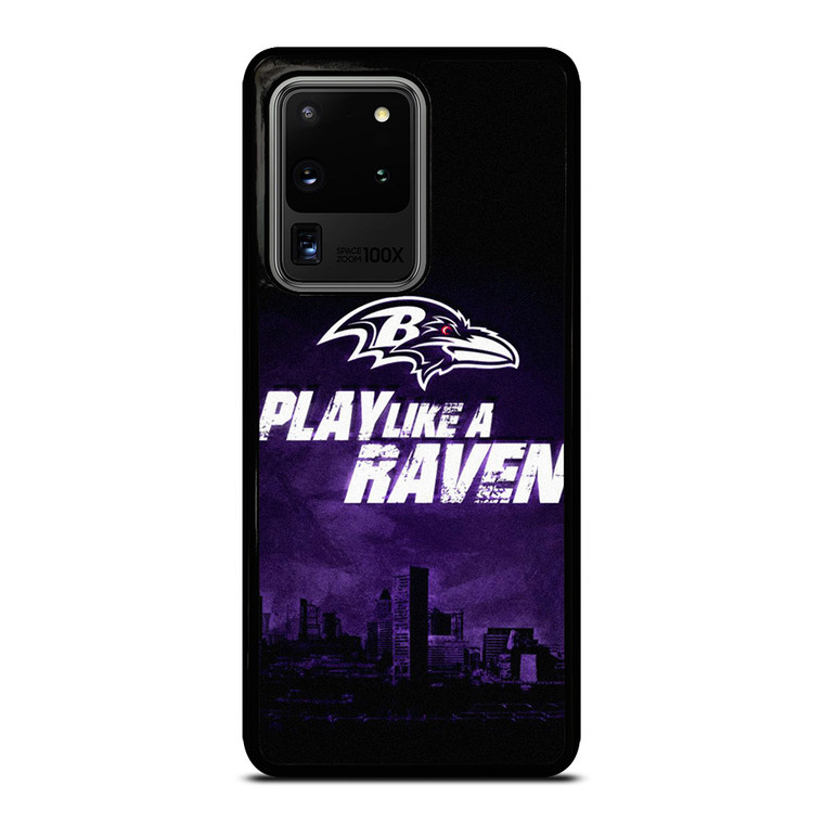 BALTIMORE RAVENS WORD Samsung Galaxy S20 Ultra Case Cover