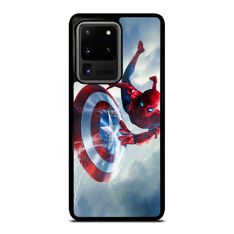 SPIDERMAN X CAPTAIN AMERICA Samsung Galaxy S20 Ultra Case Cover