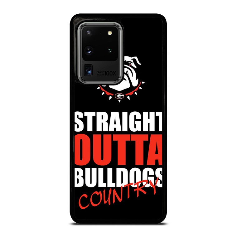 STRAIGHT OUTTA GEORGIA BULLDOGS Samsung Galaxy S20 Ultra Case Cover