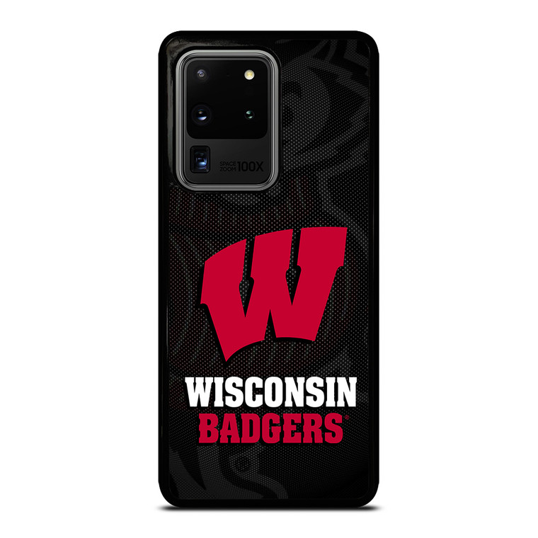 WISCONSIN BADGERS UNIVERSITY FOOTBALL Samsung Galaxy S20 Ultra Case Cover