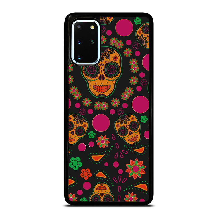 DIA DE LOS MUERTOS PATTERN Samsung Galaxy S20 Plus Case Cover