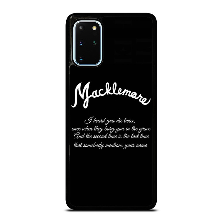 MACKLEMORE RAPPER QUOTES Samsung Galaxy S20 Plus Case Cover