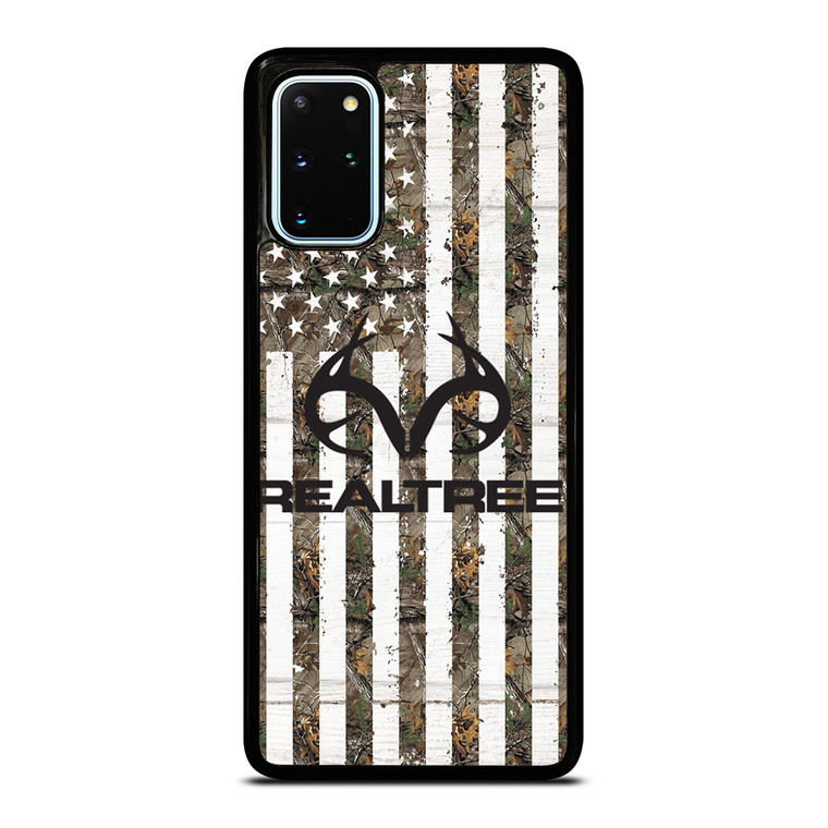 REALTREE AMERICAN FLAG LOGO Samsung Galaxy S20 Plus Case Cover