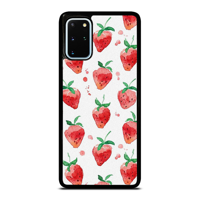 STRAWBERRY BRUSHED PATTERN Samsung Galaxy S20 Plus Case Cover