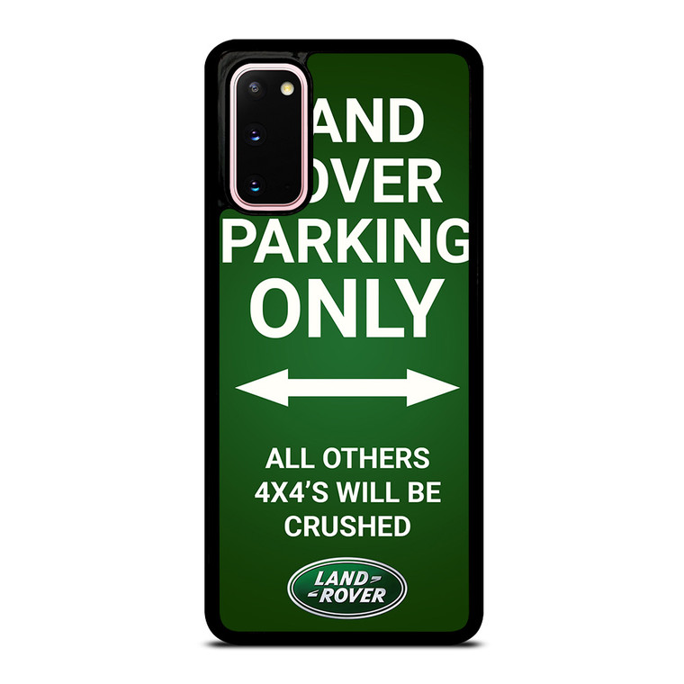 LAND ROVER PARKING ONLY
