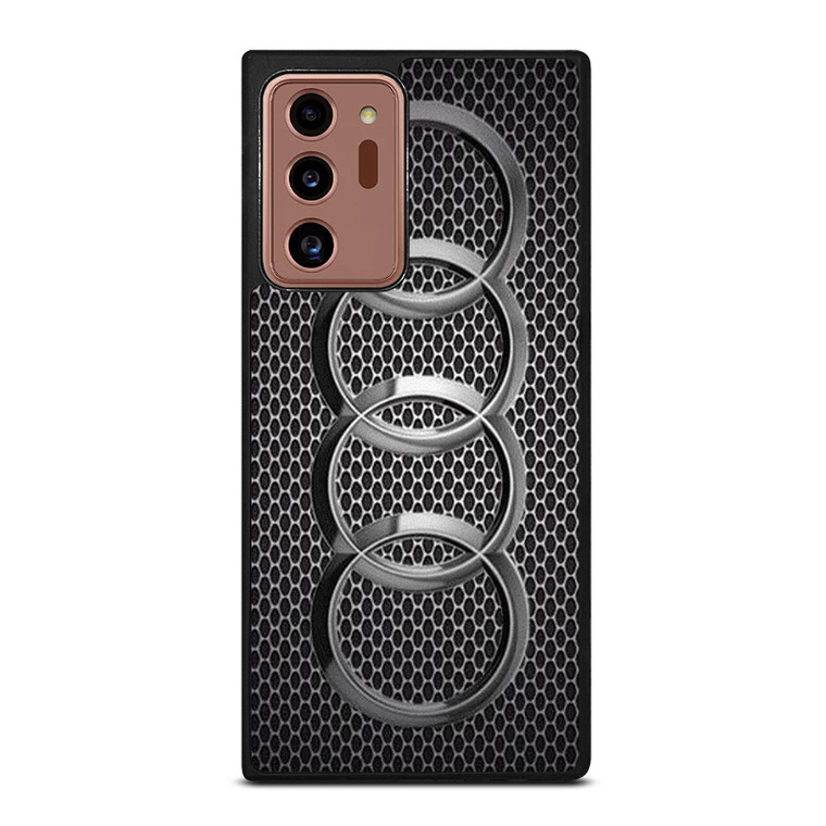 AUDI CAR METAL LOGO Samsung Galaxy Note 20 Ultra Case Cover AUDI CAR METAL LOGO Samsung Galaxy Note 20 Ultra Case Cover