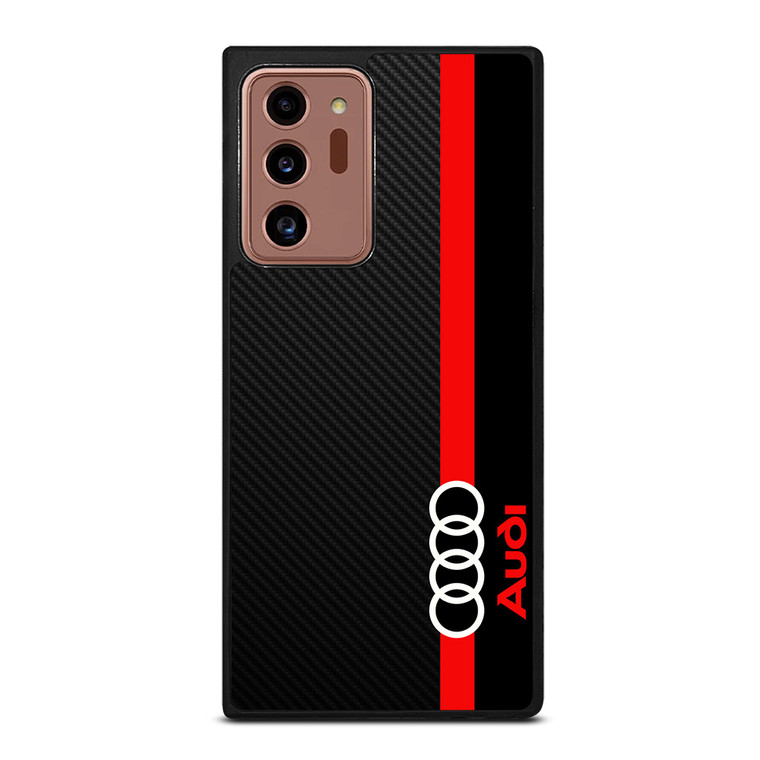 AUDI RED STRIPE LOGO Samsung Galaxy Note 20 Ultra Case Cover