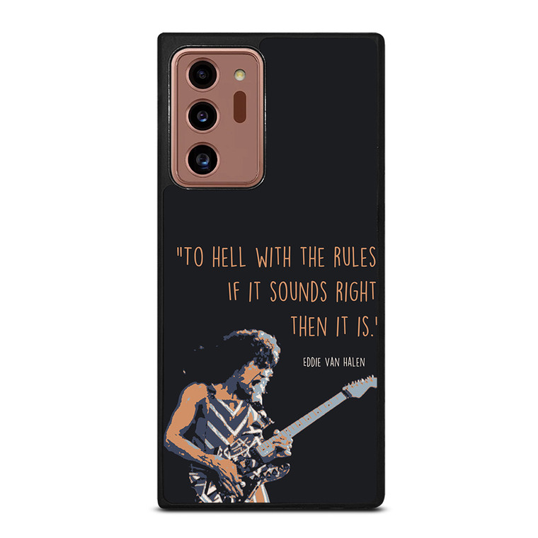 EDDIE VAN HALEN QUOTES Samsung Galaxy Note 20 Ultra Case Cover