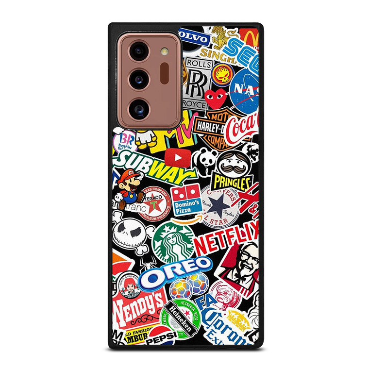 FAMOUS BRAND LOGO MIX Samsung Galaxy Note 20 Ultra Case Cover