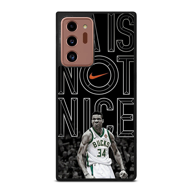 GIANNIS ANTETOKOUNMPO BUCKS Samsung Galaxy Note 20 Ultra Case Cover