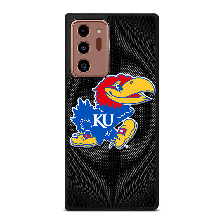 KANSAS JAYHAWKS LOGO CARBON Samsung Galaxy Note 20 Ultra Case Cover