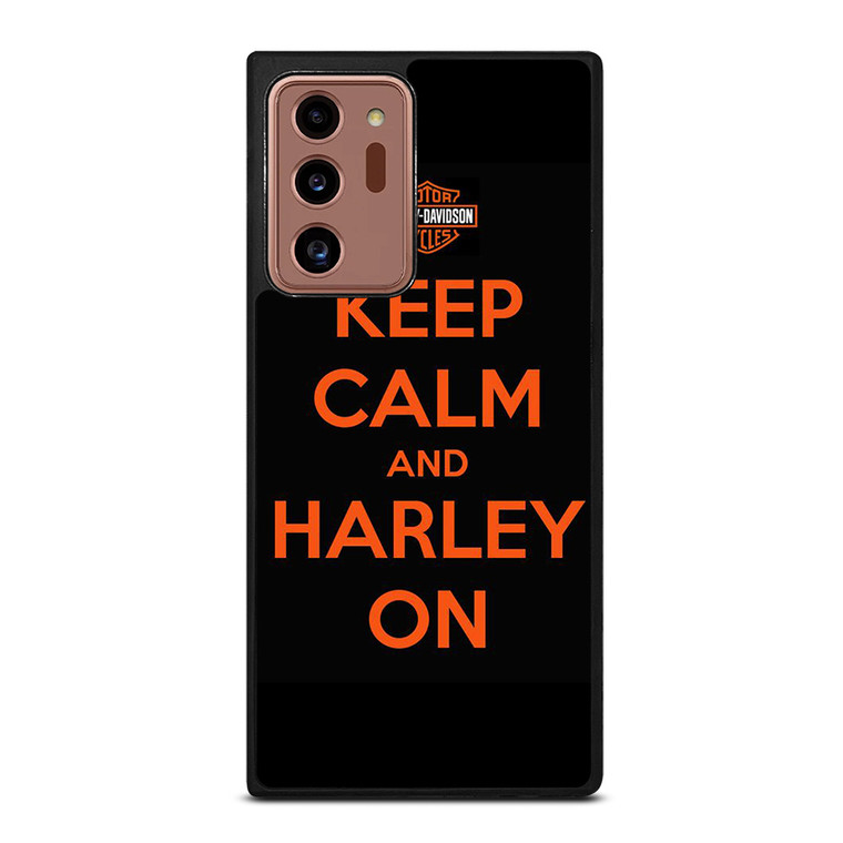 KEEP CALM AND HARLEY ON Samsung Galaxy Note 20 Ultra Case Cover