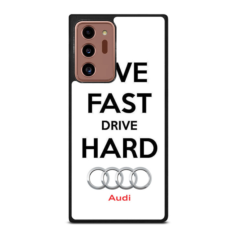 LIVE FAST DRIVE AUDI CAR Samsung Galaxy Note 20 Ultra Case Cover