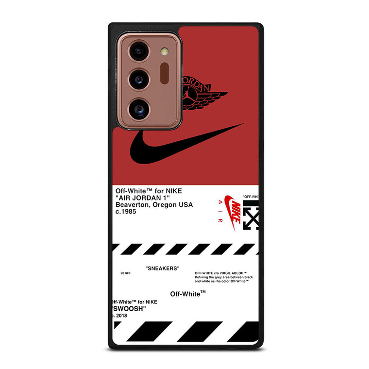 NIKE AIR JORDAN OFF WHITE LOGO Samsung Galaxy Note 20 Ultra Case Cover