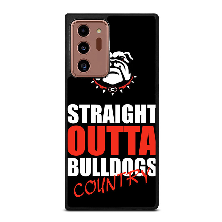 STRAIGHT OUTTA GEORGIA BULLDOGS Samsung Galaxy Note 20 Ultra Case Cover