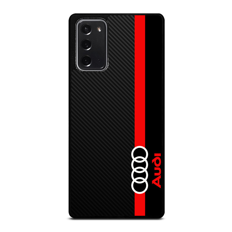 AUDI RED STRIPE LOGO Samsung Galaxy Note 20 Case Cover