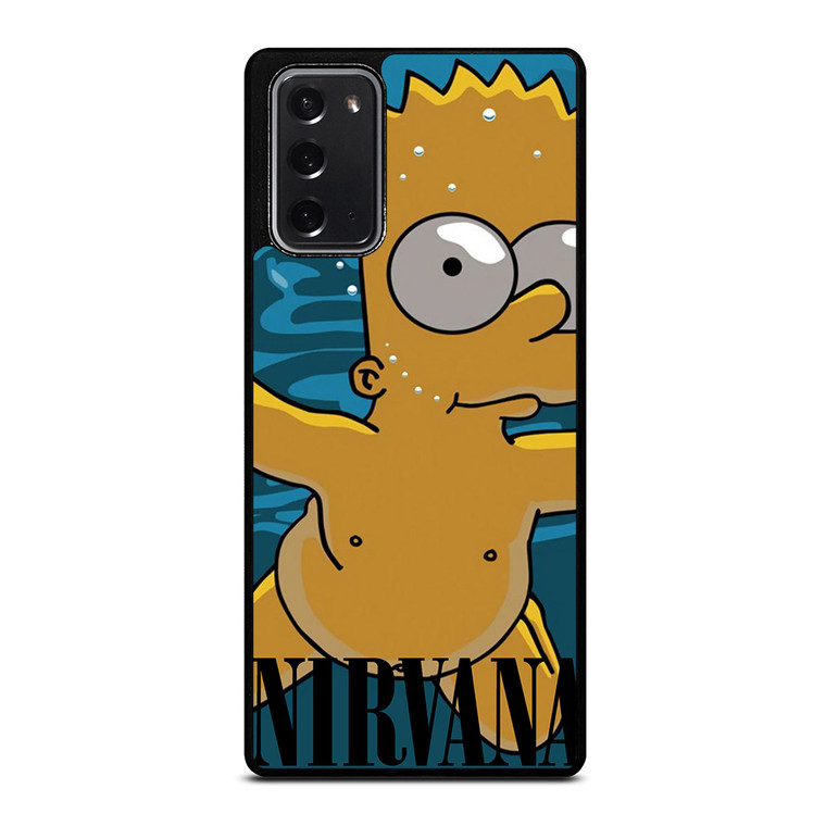 BART SIMPSONS NEVERMIND NIRVANA Samsung Galaxy Note 20 Case Cover