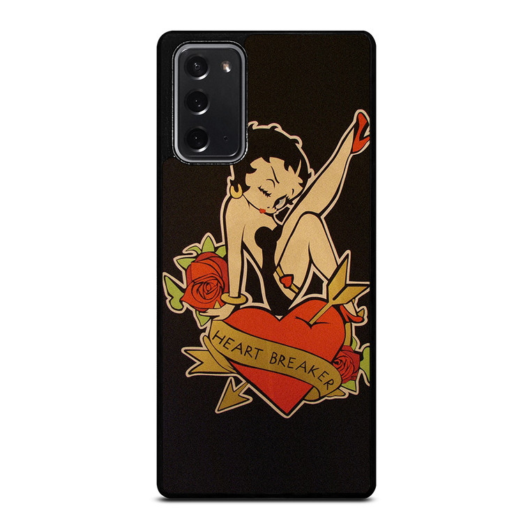 BETTY BOOP HEART BREAKER Samsung Galaxy Note 20 Case Cover