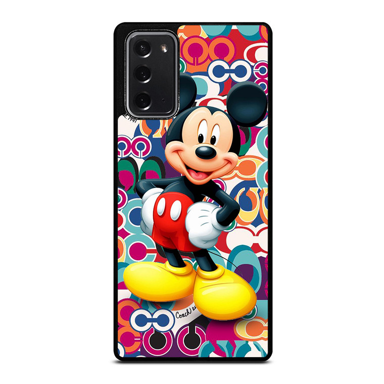 COACH NEW YORK MICKEY MOUSE CUTE Samsung Galaxy Note 20 Case Cover
