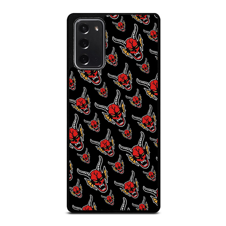 HELLFIRE CLUB STRANGER THINGS PATTERN 2 Samsung Galaxy Note 20 Case Cover