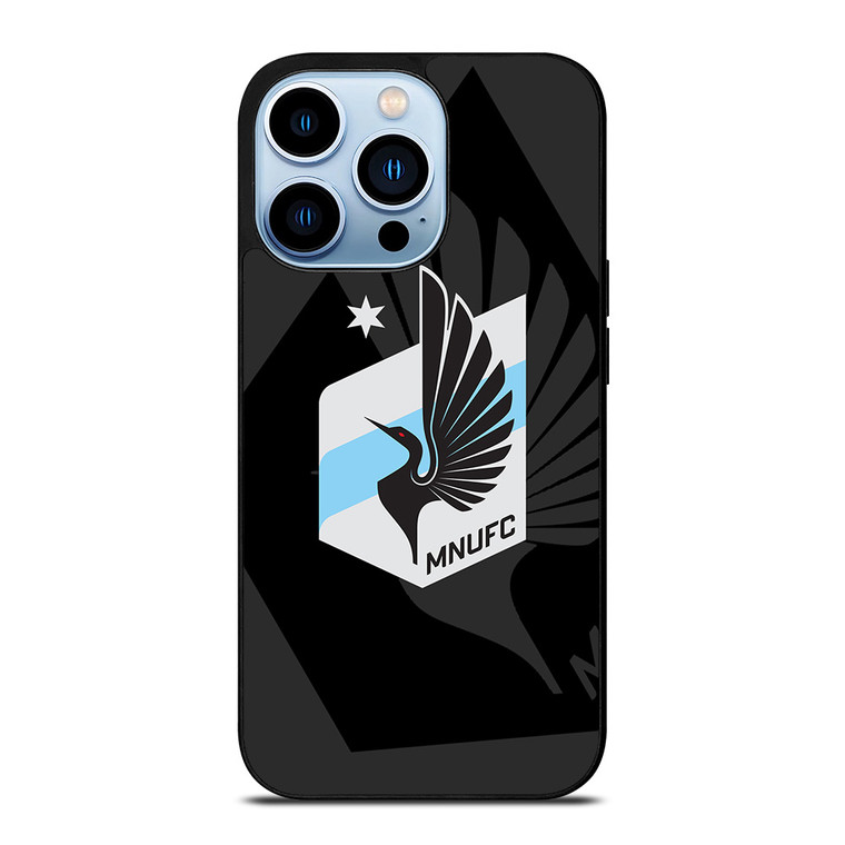 MINNESOTA UNITED FC MLS BLACK iPhone 13 Pro Max Case Cover