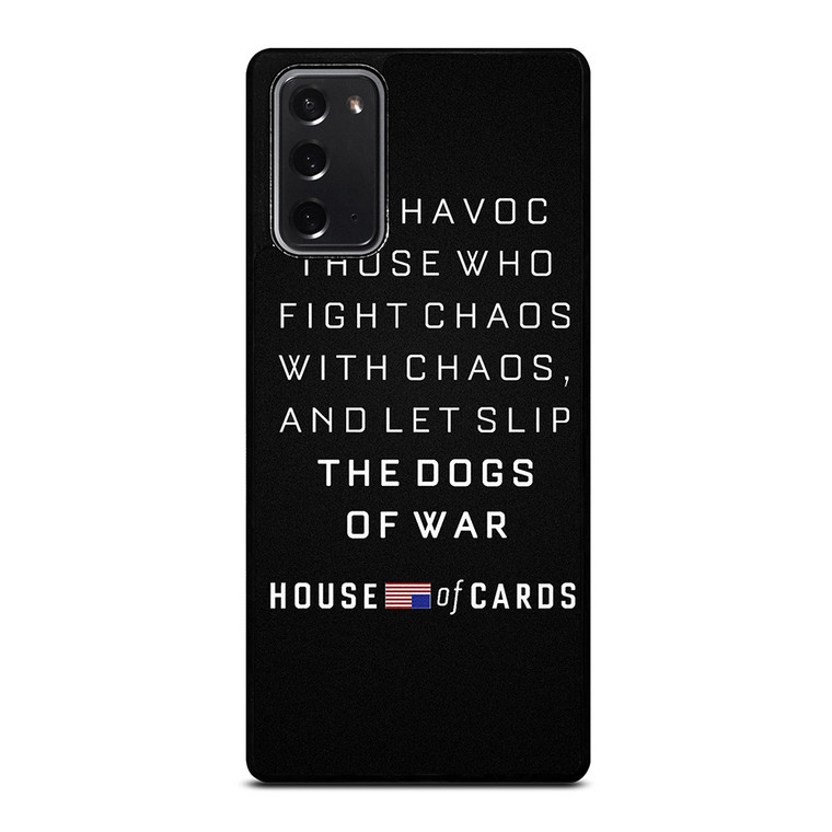 HOUSE OF CARDS QUOTES Samsung Galaxy Note 20 Case Cover HOUSE OF CARDS QUOTES Samsung Galaxy Note 20 Case Cover
